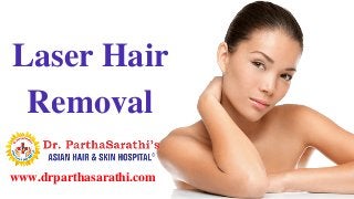 www.drparthasarathi.com
Laser Hair
Removal
 