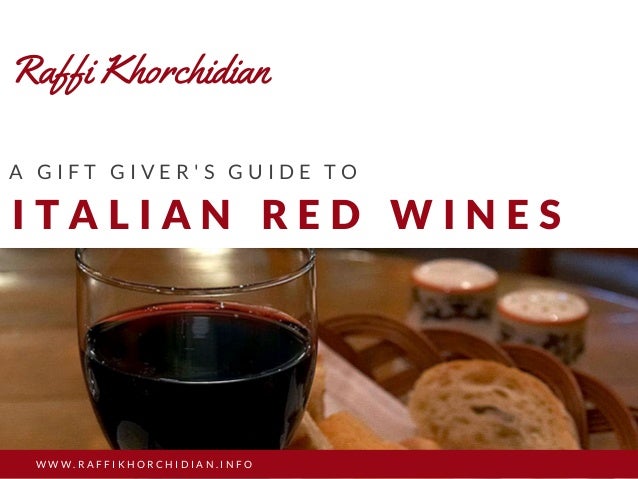 What are good red wines to give as gifts?