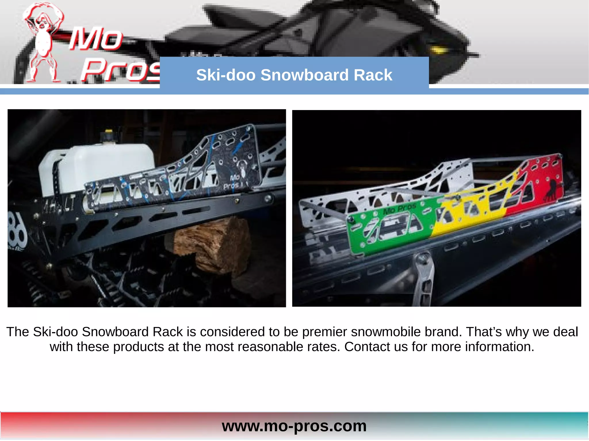 Ski-doo Snowboard Rack | PPT