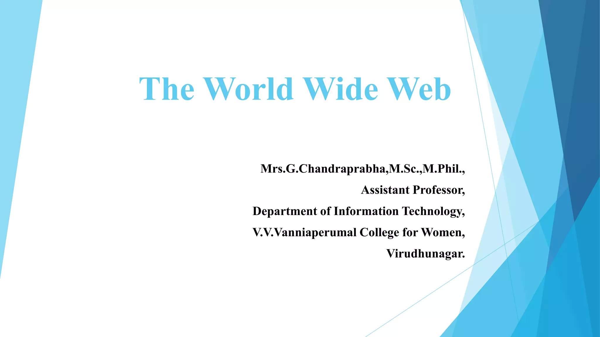 World Wide Web | PPT