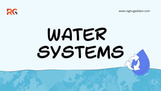 WATER
SYSTEMS
www.raghugaddam.com
 