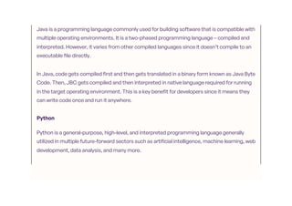 The top programming languages for mobile app development in 2024 | PPT
