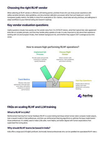 How to Scale LLM Training and RLHF Operations Without Slowing Down ...