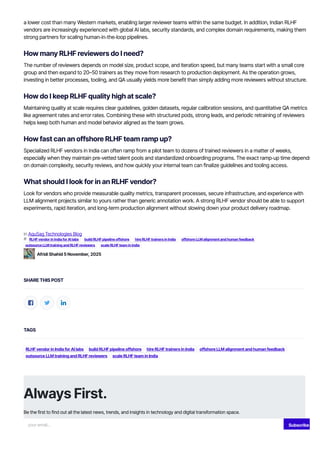 How to Scale LLM Training and RLHF Operations Without Slowing Down ...