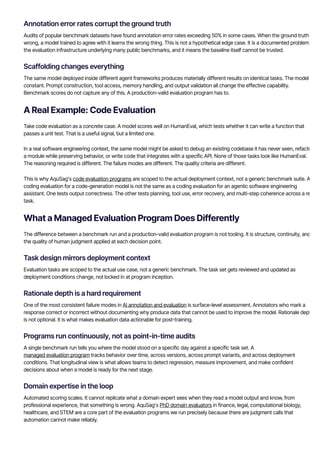 Why AI Benchmark Scores Don’t Transfer to Production | AI Evaluation ...