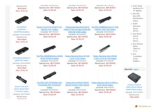 Special price            List price :$9 5.55AUD            List price :$9 5.8 4AUD           List price :$8 7.75AUD                    A1321 Apple
     : $69.50AUD            Special price : $6 3.70 AUD       Special price : $6 3.9 0 AUD      Special price : $58 .50 AUD                MacBook Pro
   Save: 33.3% off               Save: 33.3% o ff                  Save: 33.3% o ff                  Save: 33.3% o ff                      15" MB985...
                                                                                                                                           A32- N50
                                                                                                                                           Asus N50
                                                                                                                                           N50VN N50V
                                                                                                                                           battery
                                                                                                                                           ACER
                                                                                                                                           Alienware
     KOHJINSHA           Advent 7113 8 111 8 115 9 6 17 L51-   Packard Bell EasyNo te F5275     FUJITSU-SIEMENS Amilo Pi 1536
                                                                                                                                           Aurora
     SC3KP06F                 4S20 0 0 -G1L1 battery         F528 0 F730 0 No vatech 8 59 9 BP-    1536 DC 1556 1557 battery
                                                                                                                                           m9750...
 SC3KP06GA battery           List price :$8 7.75AUD               8 X9 9 BP-8 59 9 battery           List price :$9 5.55AUD
                            Special price : $58 .50 AUD            List price :$9 5.55AUD          Special price : $6 3.70 AUD             Acer Aspire
List price :$104.25AUD
                                 Save: 33.3% o ff               Special price : $6 3.70 AUD              Save: 33.3% o ff                  4551G
    Special price
                                                                       Save: 33.3% o ff                                                    4771G
     : $69.50AUD
                                                                                                                                           5551G...
   Save: 33.3% off
                                                                                                                                           Acer Extensa
                                                                                                                                           5630z
                                                                                                                                           TM00741
                                                                                                                                           11.1V...
                                                                                                                                           Acer
                         FUJITSU-SIEMENS Amilo M1450        Fujitsu-Siemens Amilo M-1420      Fujitsu-Siemens Amilo M1420                  TravelMate
KOHJINSHA LBATSC01           M1451 M1450 G battery                L1310 L130 0 battery         L130 0 L1310 M-1420 battery                 5742Z
  LBATSC02 battery            List price :$9 5.55AUD             List price :$77.9 8 AUD          List price :$77.9 8 AUD                  (PEW51)...
List price :$104.25AUD     Special price : $6 3.70 AUD        Special price : $51.9 9 AUD       Special price : $51.9 9 AUD
    Special price                 Save: 33.3% o ff                   Save: 33.3% o ff                 Save: 33.3% o ff
     : $69.50AUD
                                                                                                                                 Spe cials - mo re
   Save: 33.3% off




                         FUJITSU CEX-PTT50 SS6 CEX-         Fujitsu Amilo A A76 20 A8 6 20   Fujitsu Siemens Amilo D-8 8 50 L-
                          PTXXXSN6 DPK-XTXXXSY6             D6 8 30 D78 30 D78 50 D8 8 30           6 8 20 UN755 battery            Compaq Presario
  Advent 1115c 6311                                                                                                                R3000 R3100 R3200
                                      battery                           battery                    List price :$9 6 .37AUD
 K4000 K6000 6801                                                                                                                  R3300 R3400 battery
                             List price :$9 5.8 4AUD           List price :$9 6 .37AUD            Special price : $6 4.25AUD
  7113 K1501 battery
                           Special price : $6 3.9 0 AUD      Special price : $6 4.25AUD                Save: 33.3% o ff           List price :$101.79AUD
List price :$87.75AUD            Save: 33.3% o ff                   Save: 33.3% o ff                                                  Special price
    Special price                                                                                                                      : $69.20AUD
     : $58.50AUD                                                                                                                     Save: 32.0% off



                                                                                                                                                      PDFmyURL.com
 