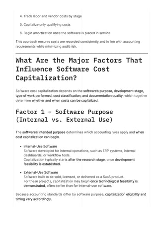 Understanding the Capitalization of Software Development Costs in 2026 ...