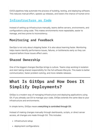 GitOps vs DevOps Explained: Differences, Use Cases & Best Practices | PDF