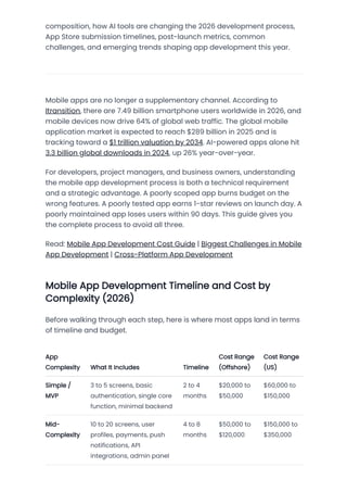 Comprehensive 9-Step Mobile App Development Process Guide for 2026 | PDF