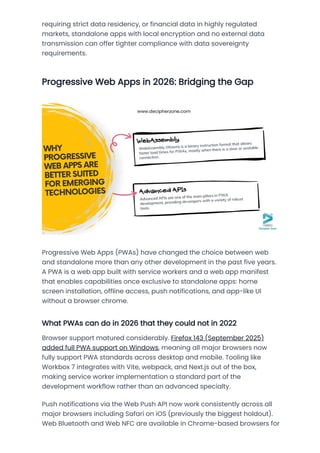 Web Apps vs Standalone Apps in 2026: Comprehensive Comparison of Cost ...