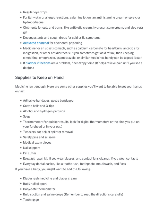 Medicine Essentials The Definitive Checklist for Staying Fully