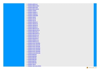 BOSCH GSR 12-2
BOSCH PSB 12 VE-2
BOSCH PSR 12VE
BOSCH PSR 12VE-2
BOSCH 11536 C
BOSCH 11536 C-1
BOSCH 11536 C-2
BOSCH 11536 VSR
BOSCH 16 51K
BOSCH 16 71B
BOSCH 16 71K
BOSCH 18 6 36 -0 1
BOSCH 18 6 36 -0 2
BOSCH 18 6 36 -0 3
BOSCH 38 6 36 -0 1
BOSCH GBH 36 V-Li
BOSCH GBH 36 VF-Li
BOSCH GBH 36 V-LI
BOSCH GBH 36 VF-LI
BOSCH GKS 36 V-LI
BOSCH GSA 36 V-LI
BOSCH GSA 36 V-LI
BOSCH GSB 36 V-Li
BOSCH GSR 36 V-Li
BOSCH 2 6 0 7 335 26 6
BOSCH 2 6 0 7 335 278
BOSCH 2 6 0 7 335 536
BOSCH 2 6 0 7 335 6 8 0
BOSCH 2 6 0 7 335 6 8 8
BOSCH 2 6 0 7 335 6 9 6
BOSCH 2 6 10 9 0 9 0 20
BOSCH BAT0 25
BOSCH BAT0 26
BOSCH BAT16 0
BOSCH BAT18 0
BOSCH BAT18 1
BOSCH BAT18 9
BOSCH 136 14
BOSCH 136 14-2G 156 14
                          PDFmyURL.com
 