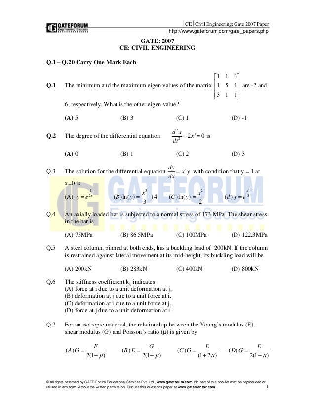 What are some examples of exam papers?