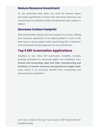 What Is ERP Automation? Key Use Cases, Benefits and Australian Trends | PDF