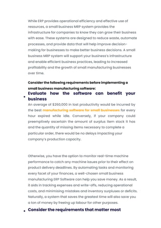 Top 7 Manufacturing Software for Small Businesses Boosting Growth in ...