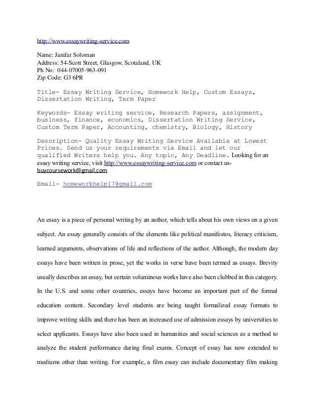 Write my essay custom writing