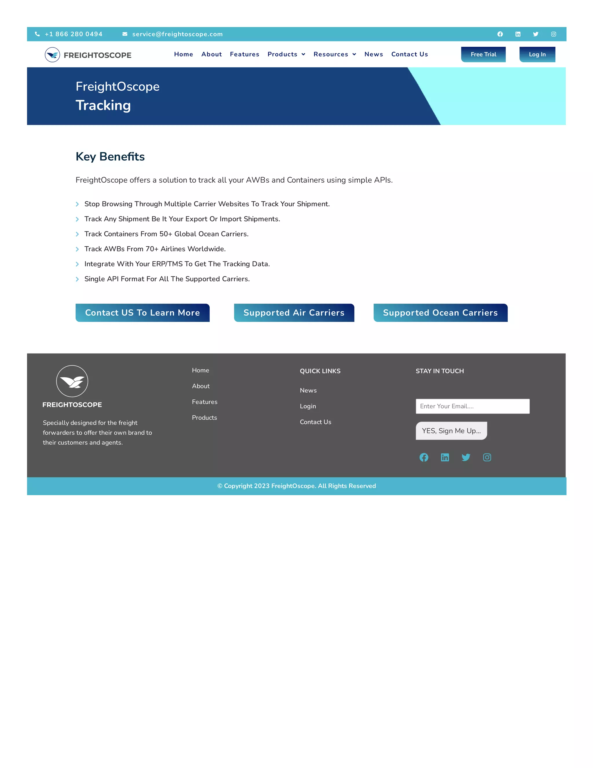 Online Container & Freight Tracking System AWB Tracking PDF