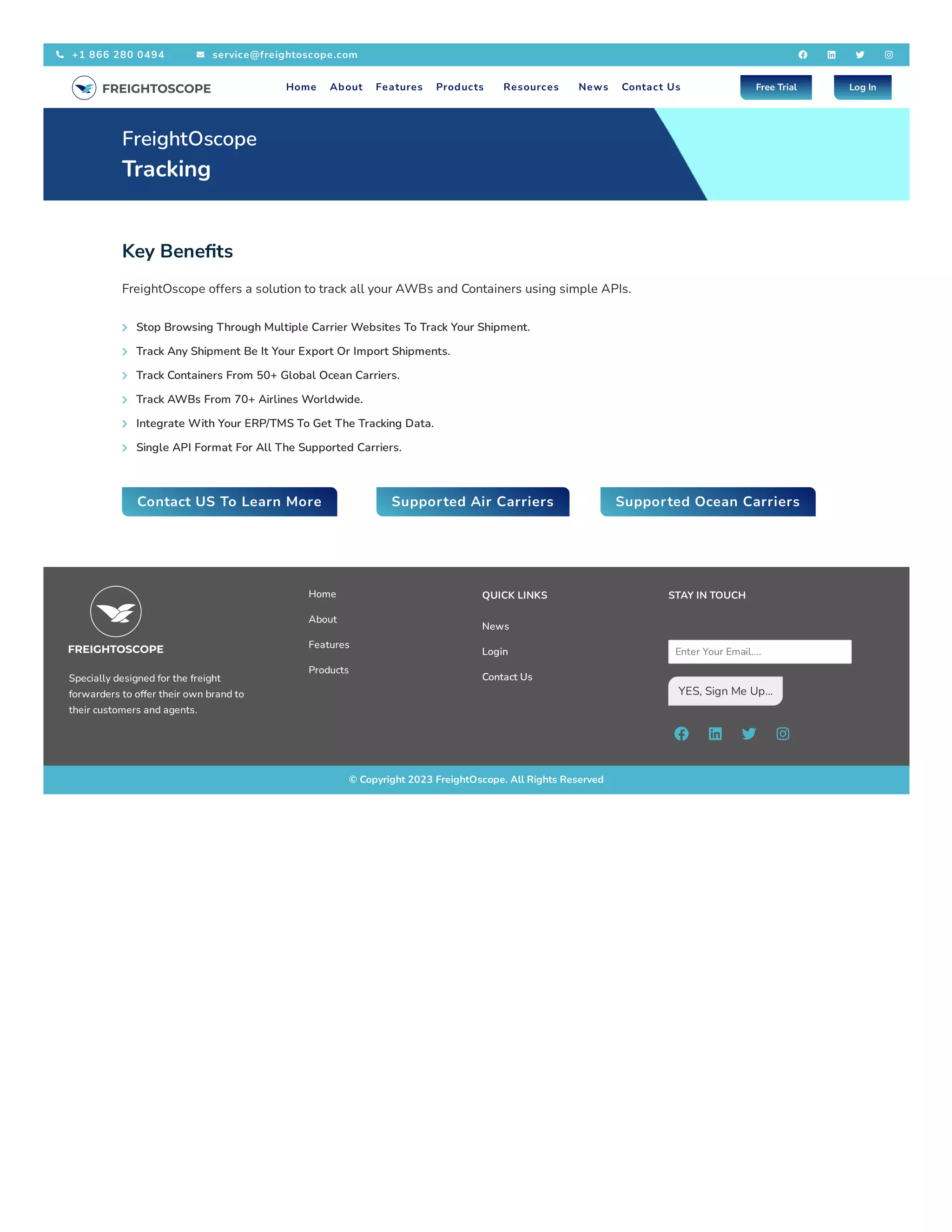 Online Container & Freight Tracking System | AWB Tracking | PDF