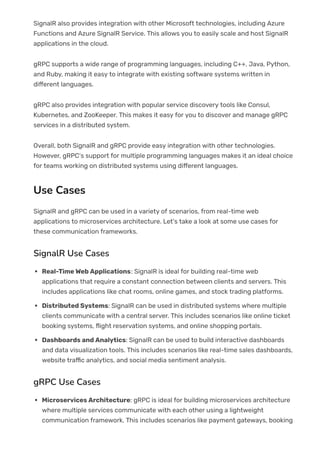 SignalR or gRPC: Choosing the Right Technology for Real-Time ...