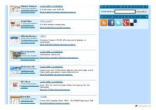 Get Discount Coupons for online stores