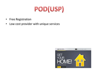 • Free Registration
• Low cost provider with unique services
 