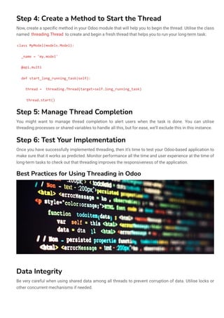 A Complete Guide About Mastering Python Threading in Odoo 17 | PDF
