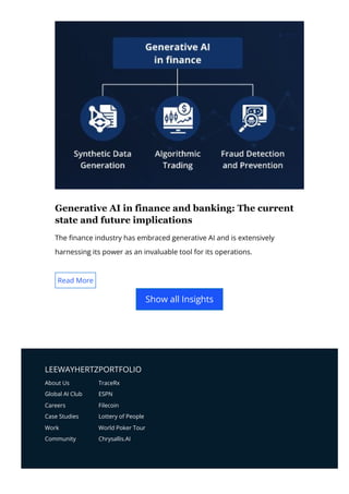 The current state of generative AI | PDF