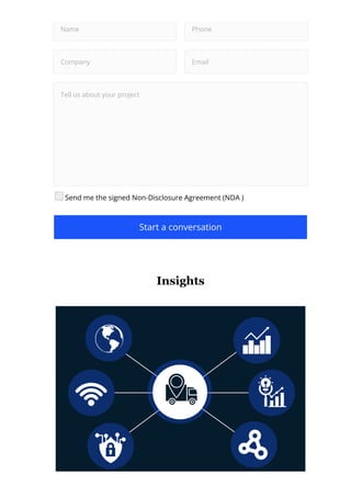 Name Phone
Company Email
Tell us about your project
Send me the signed Non-Disclosure Agreement (NDA )
Start a conversation
Insights
 