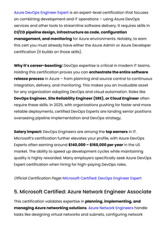 Top 20 Microsoft Certifications in 2025 – Highest Paying & In-Demand ...