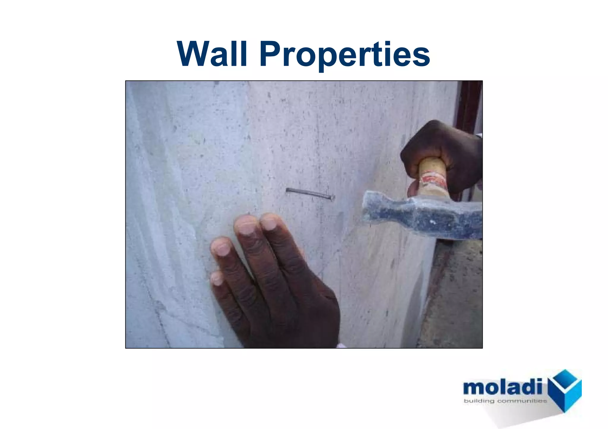 Wall Properties
 