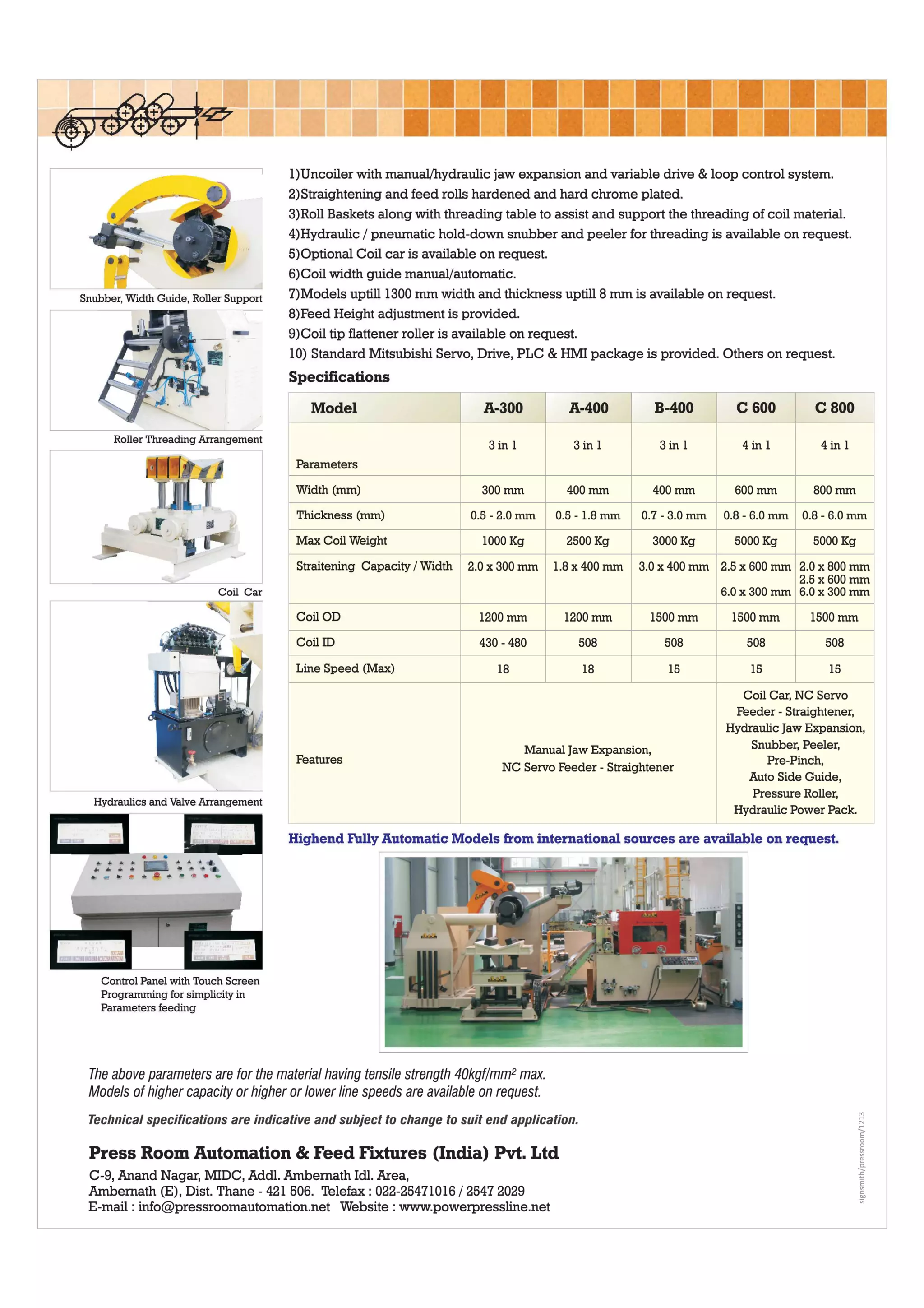 4 IN 1 Coil Processing Unit
