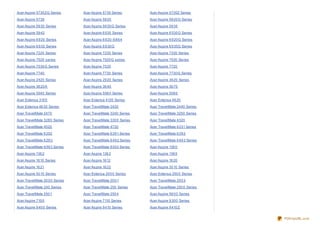 Acer Aspire 5730 ZG Series      Acer Aspire 5735 Series         Acer Aspire 5735Z Series
Acer Aspire 5739                Acer Aspire 59 20               Acer Aspire 59 20 G Series
Acer Aspire 59 30 Series        Acer Aspire 59 30 G Series      Acer Aspire 59 35
Acer Aspire 59 42               Acer Aspire 6 530 Series        Acer Aspire 6 530 G Series
Acer Aspire 6 9 20 Series       Acer Aspire 6 9 20 -6 8 6 4     Acer Aspire 6 9 20 G Series
Acer Aspire 6 9 30 Series       Acer Aspire 6 9 30 G            Acer Aspire 6 9 35G Series
Acer Aspire 7220 Series         Acer Aspire 7230 Series         Acer Aspire 7330 Series
Acer Aspire 7520 series         Acer Aspire 7520 G series       Acer Aspire 7530 Series
Acer Aspire 7530 G Series       Acer Aspire 7535                Acer Aspire 7720
Acer Aspire 7740                Acer Aspire 7730 Series         Acer Aspire 7730 G Series
Acer Aspire 2420 Series         Acer Aspire 29 20 Series        Acer Aspire 36 20 Series
Acer Aspire 36 20 A             Acer Aspire 36 40               Acer Aspire 36 70
Acer Aspire 5540 Series         Acer Aspire 556 0 Series        Acer Aspire 559 0
Acer Extensa 310 0              Acer Extensa 4120 Series        Acer Extensa 46 20
Acer Extensa 46 30 Series       Acer TravelMate 2420            Acer TravelMate 2440 Series
Acer TravelMate 2470            Acer TravelMate 3240 Series     Acer TravelMate 3250 Series
Acer TravelMate 328 0 Series    Acer TravelMate 330 0 Series    Acer TravelMate 4320
Acer TravelMate 4520            Acer TravelMate 4720            Acer TravelMate 6 231 Series
Acer TravelMate 6 252           Acer TravelMate 6 29 1 Series   Acer TravelMate 6 29 2
Acer TravelMate 6 29 3          Acer TravelMate 6 49 2 Series   Acer TravelMate 6 49 3 Series
Acer TravelMate 6 59 3 Series   Acer TravelMate 6 553 Series    Acer Aspire 136 0
Acer Aspire 136 2               Acer Aspire 136 3               Acer Aspire 136 5
Acer Aspire 16 10 Series        Acer Aspire 16 12               Acer Aspire 16 20
Acer Aspire 16 21               Acer Aspire 16 22               Acer Aspire 30 10 Series
Acer Aspire 50 10 Series        Acer Extensa 20 0 0 Series      Acer Extensa 250 0 Series
Acer TravelMate 20 0 0 Series   Acer TravelMate 20 0 1          Acer TravelMate 20 0 3
Acer TravelMate 240 Series      Acer TravelMate 250 Series      Acer TravelMate 250 0 Series
Acer TravelMate 250 1           Acer TravelMate 250 4           Acer Aspire 56 0 0 Series
Acer Aspire 710 0               Acer Aspire 7110 Series         Acer Aspire 9 30 0 Series
Acer Aspire 9 40 0 Series       Acer Aspire 9 410 Series        Acer Aspire 9 410 Z


                                                                                                PDFmyURL.com
 