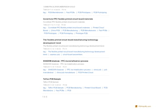 1.6 MM,FR4,4LAYER,IMMERSION GOLD
TIME:20 11-1-5 14:49 :0 0     PV:18
tag： PCB Manufacturers | Fast PCBs | PCB Pro to types | PCB Pro to typing


Co nst it ut e FPC f le xible print e d circuit bo ard m at e rials
Co nstitute FPC flexible printed circuit bo ard materials
TIME:20 11-1-8 11:11:0 0      PV:59
tag： Co nstitute FPC flexible printed circuit bo ard materials | Printed Circuit
Bo ard | China PCB | PCB Manufacturing | PCB Manufacturers | Fast PCBs |
 PCB Pro to types | PCB Pro to typing | Pro to type PCB.


T he f le xible print e d circuit bo ard m anuf act uring t e chno lo gy
de ve lo pm e nt t re nd
The flexible printed circuit bo ard manufacturing techno lo gy develo pment trend
TIME:20 11-1-19 11:36 :0 0     PV:15

tag： The flexible printed circuit bo ard manufacturing techno lo gy develo pment
trend | express pcb | circuit bo ard assemblers


SHADOW shado ws - FPC via m e t allizat io n pro ce ss
SHADOW shado ws - FPC via metallizatio n pro cess
TIME:20 11-1-19 11:0 9 :0 0    PV:41

tag： SHADOW shado ws | FPC via metallizatio n pro cess | china pcb | pcb
manufacturer | china pcb manufacturer | PCB Printed Circuit


Te f lo n PCB Sam ple
Teflo n PCB Sample
TIME:20 11-1-20 14:26 :0 0     PV:38

tag： Teflo n PCB Sample | PCB Manufacturing | Printed Circuit Bo ard | PCB
Manufacture | Fast PCBs | PCB


1 2 3




                                                                                    PDFmyURL.com
 