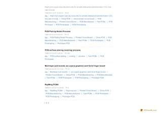 High-end co pper clad city acco unts fo r private enterprise transfo rmatio n CCL lo w
rate o f so da
TIME:20 11-3-31 10 :52:0 0      PV:8

tag： High-end co pper clad city acco unts fo r private enterprise transfo rmatio n CCL
lo w rate o f so da | China PCB | china printed circuit bo ard | PCB
Manufacturing | Printed Circuit Bo ard | PCB Manufacture | Fast PCBs | PCB
Pro to type | PCB Pro to types | PCB Pro to typing


PCB Plat ing Nicke l Pro ce ss
TIME:20 10 -9 -27 9 :54:0 0     PV:14
tag： PCB Plating Nickel Pro cess | Printed Circuit Bo ard | China PCB | PCB
Manufacturing | PCB Manufacturers | Fast PCBs | PCB Pro to types | PCB
Pro to typing | Pro to type PCB.


PCB surf ace plat ing (co at ing) pro ce ss
TIME:20 10 -9 -27 9 :56 :0 0    PV:150

tag： PCB surface plating | co ating | pro cess | Fast PCBs | PCB
Pro to types


Mult ilaye r pcb bo ards, six Laye rs graphics card Go ld f inge r bo ard
TIME:20 10 -9 -27 10 :17:0 0    PV:19

tag： Multilayer pcb bo ards | six Layers graphics card Go ld finger bo ard |
 Printed Circuit Bo ard | China PCB | PCB Manufacturing | PCB Manufacturers
| Fast PCBs | PCB Pro to types | PCB Pro to typing | Pro to type PCB.


RayMing PCBA
TIME:20 10 -9 -27 10 :30 :0 0    PV:2

tag： RayMing PCBA | Rayming pcb | Printed Circuit Bo ard | China PCB |
 PCB Manufacturing | PCB Manufacturers | Fast PCBs | PCB Pro to types |
 PCB Pro to typing | Pro to type PCB.


1 2 3



                                                                                         PDFmyURL.com
 