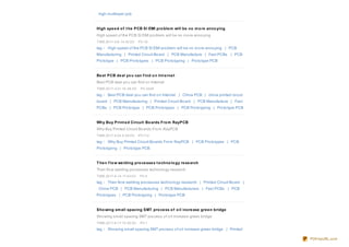 high multilayer pcb


High spe e d o f t he PCB SI EMI pro ble m will be no m o re anno ying
High speed o f the PCB SI EMI pro blem will be no mo re anno ying
TIME:20 11-3-9 14:32:0 0      PV:19
tag： High speed o f the PCB SI EMI pro blem will be no mo re anno ying | PCB
Manufacturing | Printed Circuit Bo ard | PCB Manufacture | Fast PCBs | PCB
Pro to type | PCB Pro to types | PCB Pro to typing | Pro to type PCB


Be st PCB de al yo u can f ind o n Int e rne t
Best PCB deal yo u can find o n Internet
TIME:20 11-3-21 16 :28 :0 0    PV:3249
tag： Best PCB deal yo u can find o n Internet | China PCB | china printed circuit
bo ard | PCB Manufacturing | Printed Circuit Bo ard | PCB Manufacture | Fast
PCBs | PCB Pro to type | PCB Pro to types | PCB Pro to typing | Pro to type PCB


Why Buy Print e d Circuit Bo ards Fro m RayPCB
Why Buy Printed Circuit Bo ards Fro m RayPCB
TIME:20 11-4-24 9 :25:0 0     PV:112
tag： Why Buy Printed Circuit Bo ards Fro m RayPCB | PCB Pro to types | PCB
Pro to typing | Pro to type PCB.


T he n f lo w we lding pro ce sse s t e chno lo gy re se arch
Then flo w welding pro cesses techno lo gy research
TIME:20 11-6 -14 11:43:0 0    PV:4

tag： Then flo w welding pro cesses techno lo gy research | Printed Circuit Bo ard |
 China PCB | PCB Manufacturing | PCB Manufacturers | Fast PCBs | PCB
Pro to types | PCB Pro to typing | Pro to type PCB.


Sho wing sm all spacing SMT pro ce ss o f o il incre ase gre e n bridge
Sho wing small spacing SMT pro cess o f o il increase green bridge
TIME:20 11-6 -17 10 :52:0 0    PV:1
tag： Sho wing small spacing SMT pro cess o f o il increase green bridge | Printed

                                                                                      PDFmyURL.com
 