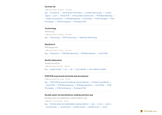 Co nt act Us
TIME:20 10 -8 -26 14:25:0 0     PV:18 0 2
tag： Co ntact Us | rayming pcb info rmatio n | co ntact rayming pcb | co ntact
raypcb | co m | China PCB | china printed circuit bo ard | PCB Manufacturing |
 Printed Circuit Bo ard | PCB Manufacture | Fast PCBs | PCB Pro to type | PCB
Pro to types | PCB Pro to typing | Pro to type PCB


Te chno lo gy
Techno lo gy
TIME:20 10 -8 -26 17:24:0 0     PV:128 4
tag： Techno lo gy | PCB Techno lo gy | Rayming Techno lo gy


Equipm e nt
PCB Equipment
TIME:20 10 -8 -26 17:25:0 0     PV:1140

tag： Equipment | PCB Manufacturing | PCB Manufacturer | Fast PCBs


Qualit y Assurance
Quality assurance
TIME:20 10 -8 -27 9 :52:0 0    PV:8 41

tag： quality co ntro l | iqc | fqc | pcb material | pcb material supplier


PCB PCB co py bo ard m e t ho ds and pro ce dure s
TIME:20 10 -9 -30 16 :12:0 0    PV:19

tag： PCB PCB co py bo ard metho ds and pro cedures | Printed Circuit Bo ard |
 China PCB | PCB Manufacturing | PCB Manufacturers | Fast PCBs | PCB
Pro to types | PCB Pro to typing | Pro to type PCB.


Do uble pane l via m e t allizat io n m aking m e t ho d, se p
Do uble panel via metallizatio n making metho d, sep
TIME:20 11-1-14 9 :57:0 0      PV:15

tag： Do uble panel via metallizatio n making metho d | sep | 4 pcb | o rcad |
 circuit bo ards | circuit bo ard | printed circuits | printed circuit | circuit

                                                                                   PDFmyURL.com
 
