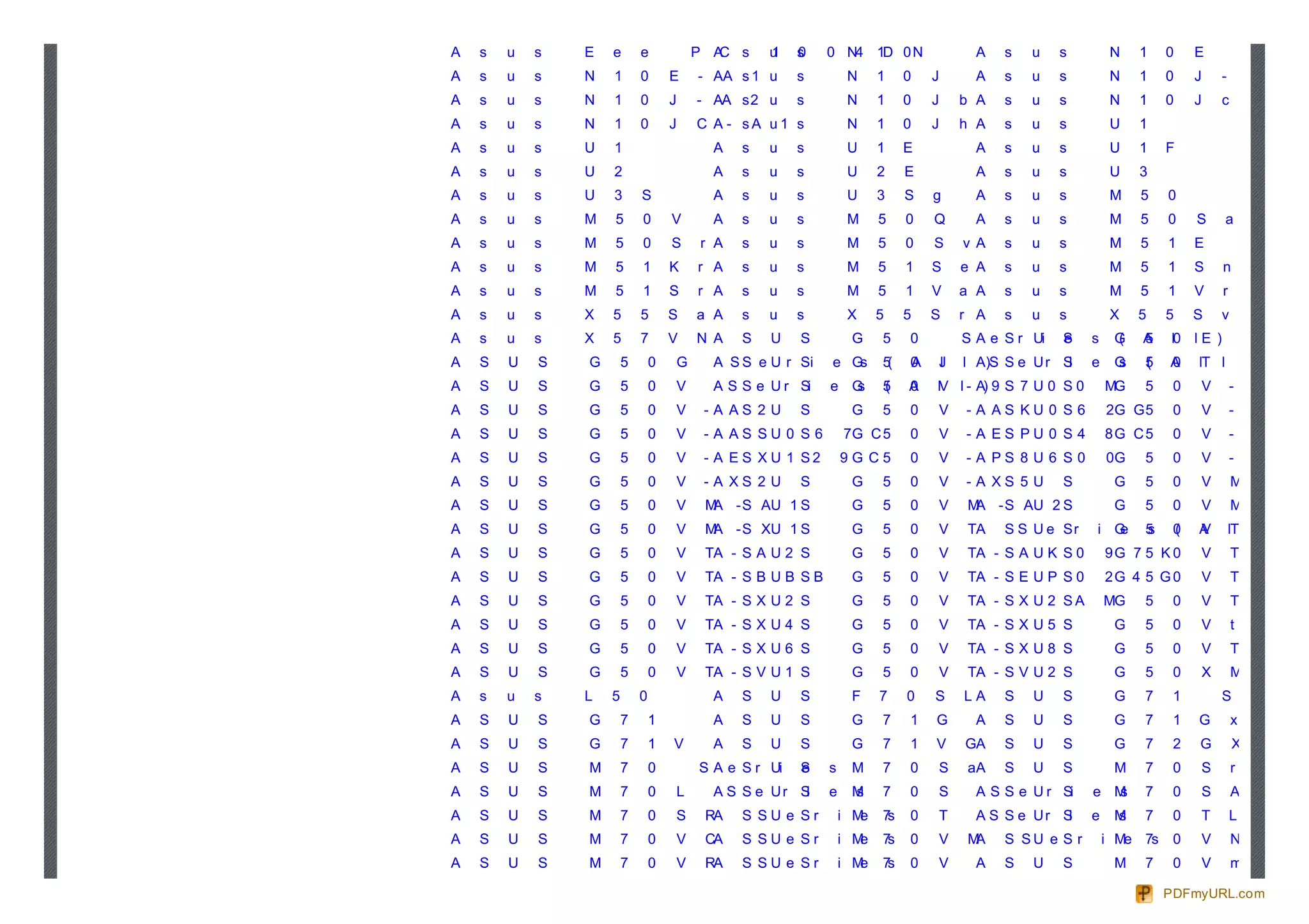 A   s   u   s   E   e       e               P A s
                                               C      u
                                                      1    s
                                                           0    0 N4 1D 0 N                   A   s   u    s        N   1    0    E
A   s   u   s   N   1       0       E       - AA s 1 u     s         N     1    0   J         A   s   u    s        N   1    0    J       -       A           1
A   s   u   s   N   1       0       J       - AA s 2 u     s         N     1    0   J       b A   s   u    s        N   1    0    J       c
A   s   u   s   N   1       0       J       C A - sA u1 s            N     1    0   J       h A   s   u    s        U   1
A   s   u   s   U   1                         A   s   u    s         U     1    E             A   s   u    s        U   1    F
A   s   u   s   U   2                         A   s   u    s         U     2    E             A   s   u    s        U   3
A   s   u   s   U   3       S                 A   s   u    s         U     3    S   g         A   s   u    s        M   5    0
A   s   u   s   M   5       0       V         A   s   u    s         M     5    0   Q         A   s   u    s        M   5    0    S       a
A   s   u   s   M   5       0       S       r A   s   u    s         M     5    0   S       v A   s   u    s        M   5    1    E
A   s   u   s   M   5       1       K       r A   s   u    s         M     5    1   S       e A   s   u    s        M   5    1    S       n
A   s   u   s   M   5       1       S       r A   s   u    s         M     5    1   V       a A   s   u    s        M   5    1    V       r
A   s   u   s   X   5       5       S       a A   s   u    s         X     5    5   S       r A   s   u    s        X   5    5    S       v
A   s   u   s   X   5       7       V       N A   S   U    S         G     5    0           S A e S r Ui   S
                                                                                                           e   s    G
                                                                                                                    (   A
                                                                                                                        5    l0 l E )              S          e
A   S   U   S   G       5       0       G     A S S e U r Si    e Gs       5(   0
                                                                                A       J
                                                                                        l   l A)S S e U r Si   e    G
                                                                                                                    s   5
                                                                                                                        (    A
                                                                                                                             0    lT l            )S          e           r
A   S   U   S   G       5       0       V     A S S e U r Si    e Gs       5
                                                                           (    A
                                                                                0   lV l - A) 9 S 7 U 0 S 0        MG   5     0       V       -    A              1
A   S   U   S   G       5       0       V    - A AS 2 U    S         G     5    0       V   - A AS KU 0 S 6        2G G 5     0       V       -    A              K
A   S   U   S   G       5       0       V    - A AS SU 0 S 6        7G C 5      0       V   - A ES PU 0 S 4        8G C5      0       V       -    E              X
A   S   U   S   G       5       0       V    - A E S X U 1 S2       9G C5       0       V   - A PS 8 U 6 S 0       0G   5     0       V       -    X              1
A   S   U   S   G       5       0       V    - A XS 2 U    S         G     5    0       V   - A XS 5 U     S        G   5     0       V       M                   S
A   S   U   S   G       5       0       V    M - S AU 1 S
                                              A                      G     5    0       V   M - S AU 2 S
                                                                                             A                      G   5     0       V       M           -       D
A   S   U   S   G       5       0       V    M - S XU 1 S
                                              A                      G     5    0       V   TA    S S U e Sr   i Ge     5
                                                                                                                        s     0
                                                                                                                              (   A
                                                                                                                                  V           lT l - ) A
A   S   U   S   G       5       0       V    TA - S A U 2 S          G     5    0       V   TA - S A U K S 0       9G 7 5 K 0         V       T       -       B
A   S   U   S   G       5       0       V    TA - S B U B S B        G     5    0       V   TA - S E U P S 0       2G 4 5 G0          V       T       -       X
A   S   U   S   G       5       0       V    TA - S X U 2 S          G     5    0       V   TA - S X U 2 S A       MG   5     0       V       T       -       X
A   S   U   S   G       5       0       V    TA - S X U 4 S          G     5    0       V   TA - S X U 5 S          G   5     0       V       t    -          X           5
A   S   U   S   G       5       0       V    TA - S X U 6 S          G     5    0       V   TA - S X U 8 S          G   5     0       V       T       -       X
A   S   U   S   G       5       0       V    TA - S V U 1 S          G     5    0       V   TA - S V U 2 S          G   5     0       X       M                   S
A   s   u   s   L   5       0                 A   S   U    S         F     7    0   S       LA    S   U    S        G   7     1           S       e           r       i
A   S   U   S   G       7       1             A   S   U    S         G     7    1   G         A   S   U    S        G   7     1   G           x
A   S   U   S   G       7       1   V         A   S   U    S         G     7    1   V       GA    S   U    S        G   7     2   G           X
A   S   U   S   M       7       0           S A e S r Ui   S
                                                           e    s    M     7    0       S   aA    S   U    S        M   7     0       S       r
A   S   U   S   M       7       0       L     A S S e Ur Si     e    M
                                                                     s     7    0       S     A S S e U r Si   e Ms     7     0       S       A               S
A   S   U   S   M       7       0       S    RA   S SU e Sr         i Me   7s   0       T     A S S e Ur Si    e    M
                                                                                                                    s   7     0       T       L               S           e
A   S   U   S   M       7       0       V    CA   S SU e Sr         i Me   7s   0       V   MA    S SU e S r       i Me 7s    0       V       N                   S
A   S   U   S   M       7       0       V    RA   S SU e Sr         i Me   7s   0       V     A   S   U    S        M   7     0       V       m

                                                                                                                             PDFmyURL.com
 
