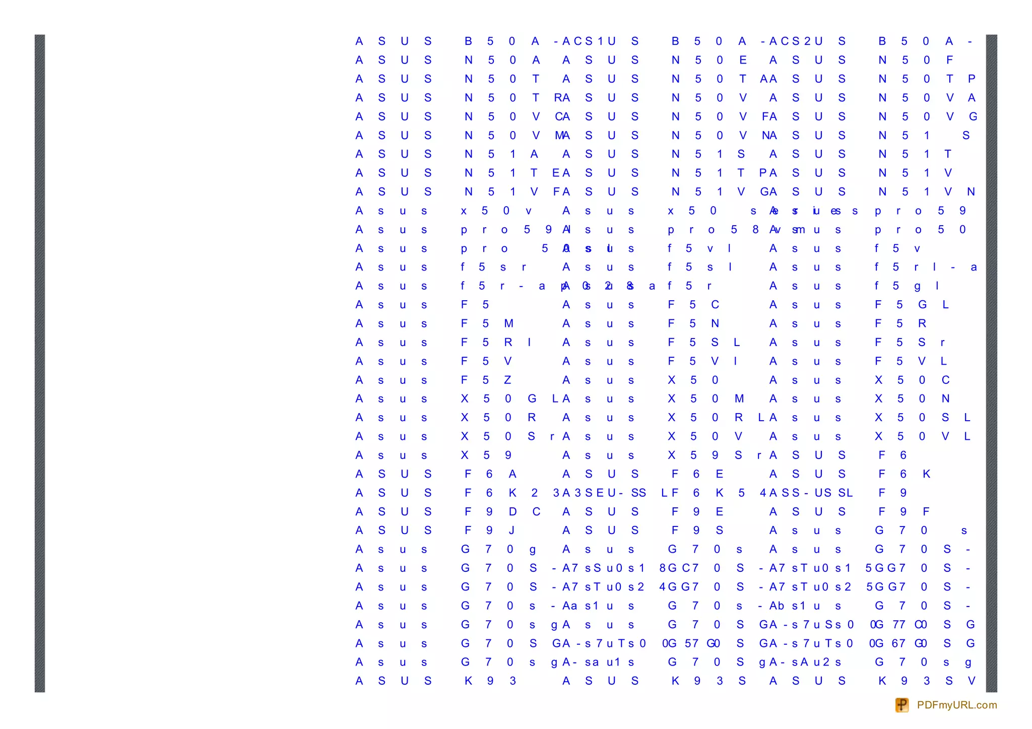 A   S   U   S       B       5       0           A        - ACS 1U      S             B       5       0           A       - ACS 2U      S            B       5       0               A       -           K               B
A   S   U   S       N       5       0           A         A    S   U   S             N       5       0           E        A    S   U   S            N       5       0               F
A   S   U   S       N       5       0           T         A    S   U   S             N       5       0           T       AA    S   U   S            N       5       0               T       P
A   S   U   S       N       5       0           T        RA    S   U   S             N       5       0           V        A    S   U   S            N       5       0               V       A
A   S   U   S       N       5       0           V        CA    S   U   S             N       5       0           V       FA    S   U   S            N       5       0               V       G
A   S   U   S       N       5       0           V        MA    S   U   S             N       5       0           V       NA    S   U   S            N       5       1                   S               e           r       i
A   S   U   S       N       5       1           A         A    S   U   S             N       5       1           S        A    S   U   S            N       5       1               T
A   S   U   S       N       5       1           T        EA    S   U   S             N       5       1           T       PA    S   U   S            N       5       1               V
A   S   U   S       N       5       1           V        FA    S   U   S             N       5       1           V       GA    S   U   S            N       5       1               V       N
A   s   u   s   x       5       0           v             A    s   u   s         x       5       0                   s    A
                                                                                                                          e    s
                                                                                                                               r   iu es   s    p       r       o           5           9           l           -           a
A   s   u   s   p       r       o           5           9 Al   s   u   s         p       r       o           5       8 Av      sm u    s        p       r       o           5           0           s               r
A   s   u   s   p       r       o                   5     A
                                                          0    s   u
                                                                   l   s         f       5       v       l                A    s   u   s        f       5       v
A   s   u   s   f       5       s       r                 A    s   u   s         f       5       s       l                A    s   u   s        f       5       r       l           -           a           p           0
A   s   u   s   f       5       r       -           a     p
                                                          A    0
                                                               s   2
                                                                   u   8
                                                                       s    a    f       5       r                        A    s   u   s        f       5       g           l
A   s   u   s   F       5                                 A    s   u   s         F       5           C                    A    s   u   s        F       5           G           L
A   s   u   s   F       5           M                     A    s   u   s         F       5           N                    A    s   u   s        F       5           R
A   s   u   s   F       5           R       I             A    s   u   s         F       5           S       L            A    s   u   s        F       5           S           r
A   s   u   s   F       5           V                     A    s   u   s         F       5           V       I            A    s   u   s        F       5           V           L
A   s   u   s   F       5           Z                     A    s   u   s         X       5           0                    A    s   u   s        X       5           0           C
A   s   u   s   X       5           0       G            LA    s   u   s         X       5           0       M            A    s   u   s        X       5           0           N
A   s   u   s   X       5           0       R             A    s   u   s         X       5           0       R           L A   s   u   s        X       5           0           S       L
A   s   u   s   X       5           0       S           r A    s   u   s         X       5           0       V            A    s   u   s        X       5           0           V       L
A   s   u   s   X       5           9                     A    s   u   s         X       5           9       S           r A   S   U   S            F       6
A   S   U   S       F       6       A                     A    S   U   S             F       6       E                    A    S   U   S            F       6       K
A   S   U   S       F       6       K           2        3 A 3 S E U - SS       LF           6       K           5       4 A S S - U S SL           F       9
A   S   U   S       F       9       D           C         A    S   U   S             F       9       E                    A    S   U   S            F       9       F
A   S   U   S       F       9       J                     A    S   U   S             F       9       S                    A    s   u   s        G           7       0                   s           e               r       i
A   s   u   s   G           7       0       g             A    s   u   s         G           7       0       s            A    s   u   s        G           7       0           S           -           7               S       0
A   s   u   s   G           7       0       S            - A7 s S u 0 s 1       8G C7                0       S           - A7 s T u0 s 1       5GG7                 0           S           -           7               T       0
A   s   u   s   G           7       0       S            - A7 s T u0 s 2        4G G7                0       S           - A7 s T u0 s 2       5G G7                0           S           -           7               T       0
A   s   u   s   G           7       0       s           - Aa s 1 u     s         G           7       0       s           - Ab s 1 u    s        G           7       0           S           -           X               1
A   s   u   s   G           7       0       s           g A    s   u   s         G           7       0       S           GA - s 7 u S s 0      0G 7 7 C0                        S           G               -           7
A   s   u   s   G           7       0       S            GA - s 7 u T s 0       0G 5 7 G0                    S           GA - s 7 u T s 0      0G 6 7 G0                        S           G               -           7
A   s   u   s   G           7       0       s           g A - s a u1 s           G           7       0       S           g A - sA u2 s          G           7       0           s       g               -           a           3
A   S   U   S       K       9       3                     A    S   U   S             K       9       3           S        A    S   U   S            K       9       3               S       V

                                                                                                                                                                PDFmyURL.com
 