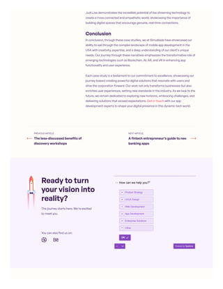 Top 9 mobile app development case studies in the USA | PDF
