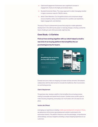 Top 9 mobile app development case studies in the USA | PDF