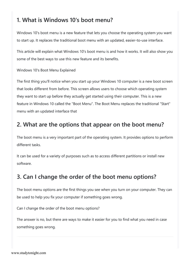 How To Delete Old Boot Menu Options On Windows 10