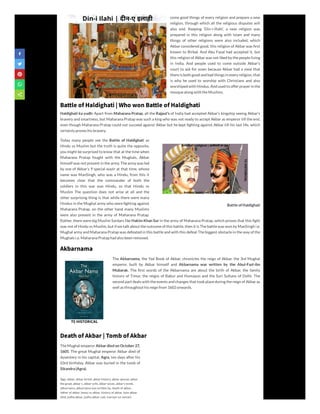 Www tshistorical-com-akbar-biography-history- | PDF