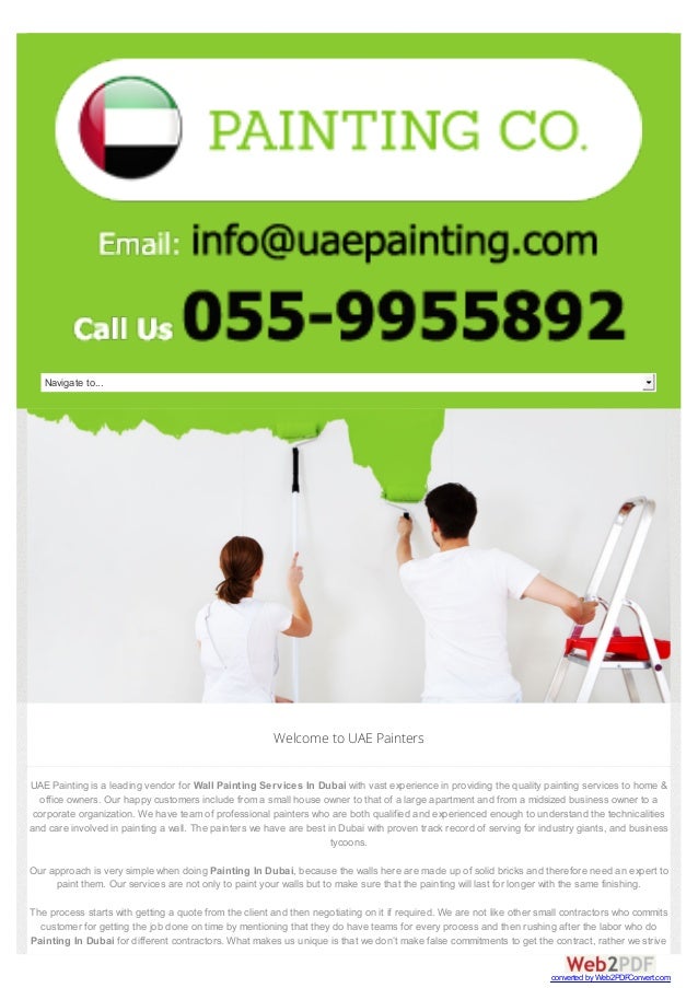 Painting Services In Dubai Painters In Dubai +9710559955892