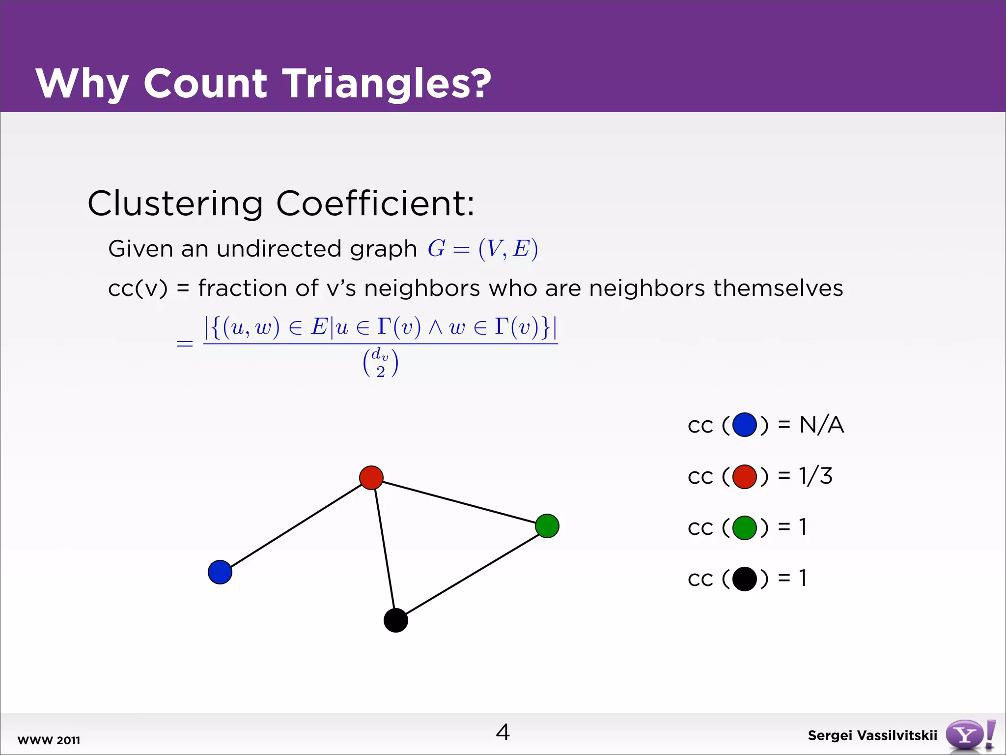 Counting Triangles and the Curse of the Last Reducer | PDF