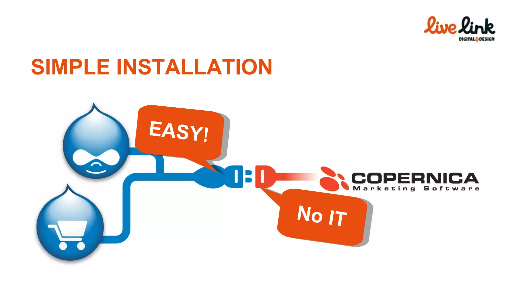 SIMPLE INSTALLATION EASY! No IT 