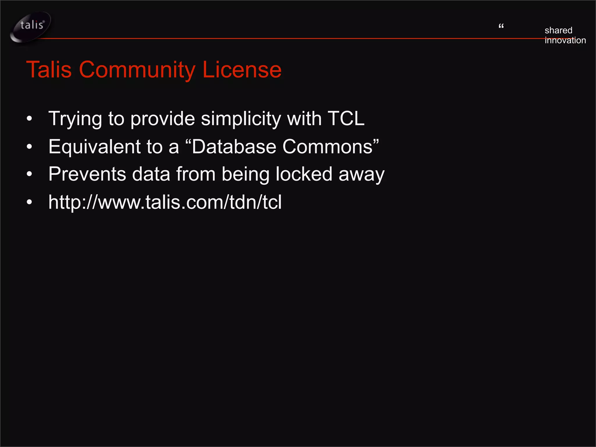 Www2007, Open Data, Licensing