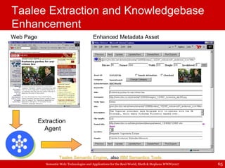Extraction  Agent Web Page Enhanced Metadata Asset Taalee Extraction and Knowledgebase  Enhancement Taalee  Semantic Engin...
