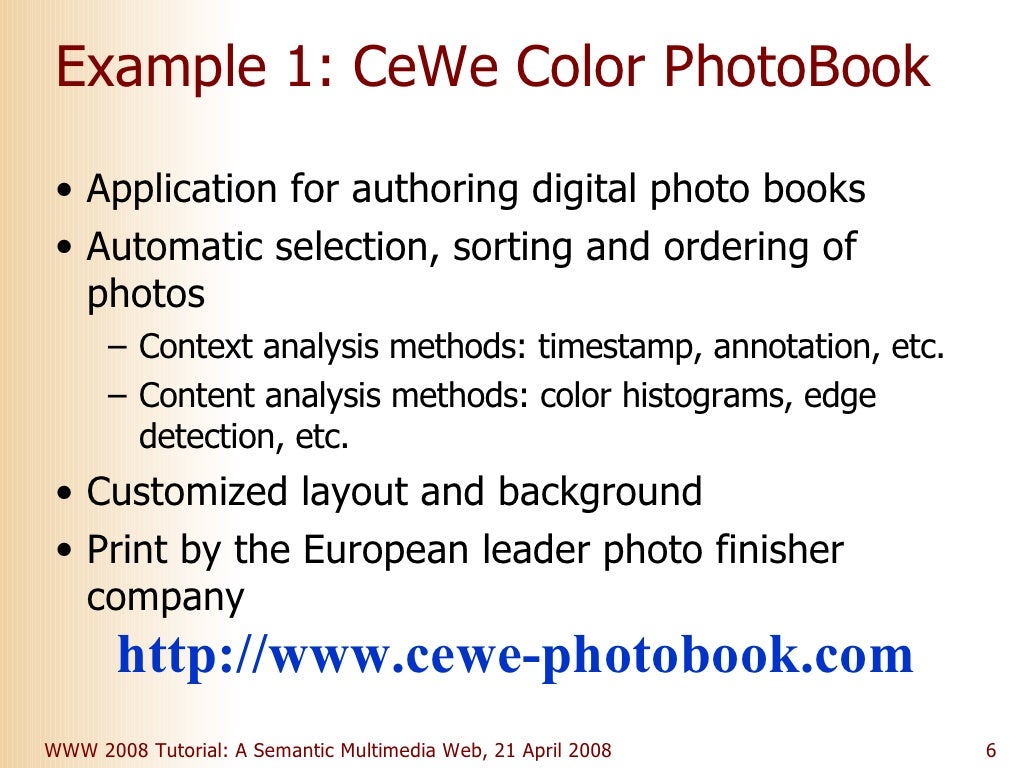 Example 1 CeWe Color PhotoBook
