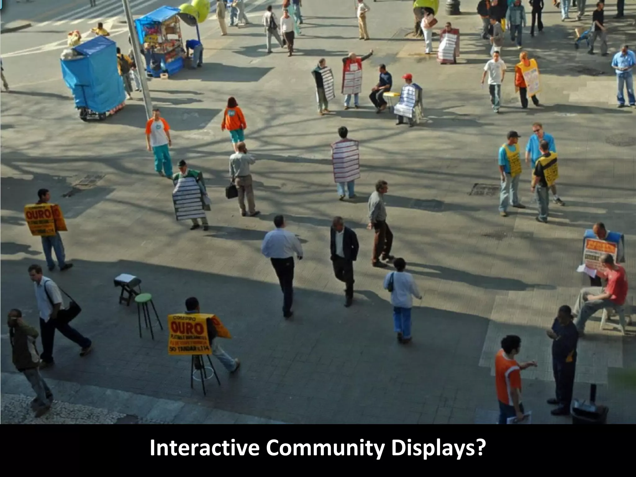 Interactive Community Displays? 
