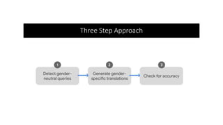 Three Step Approach
 